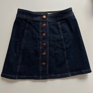 Madewell denim skirt